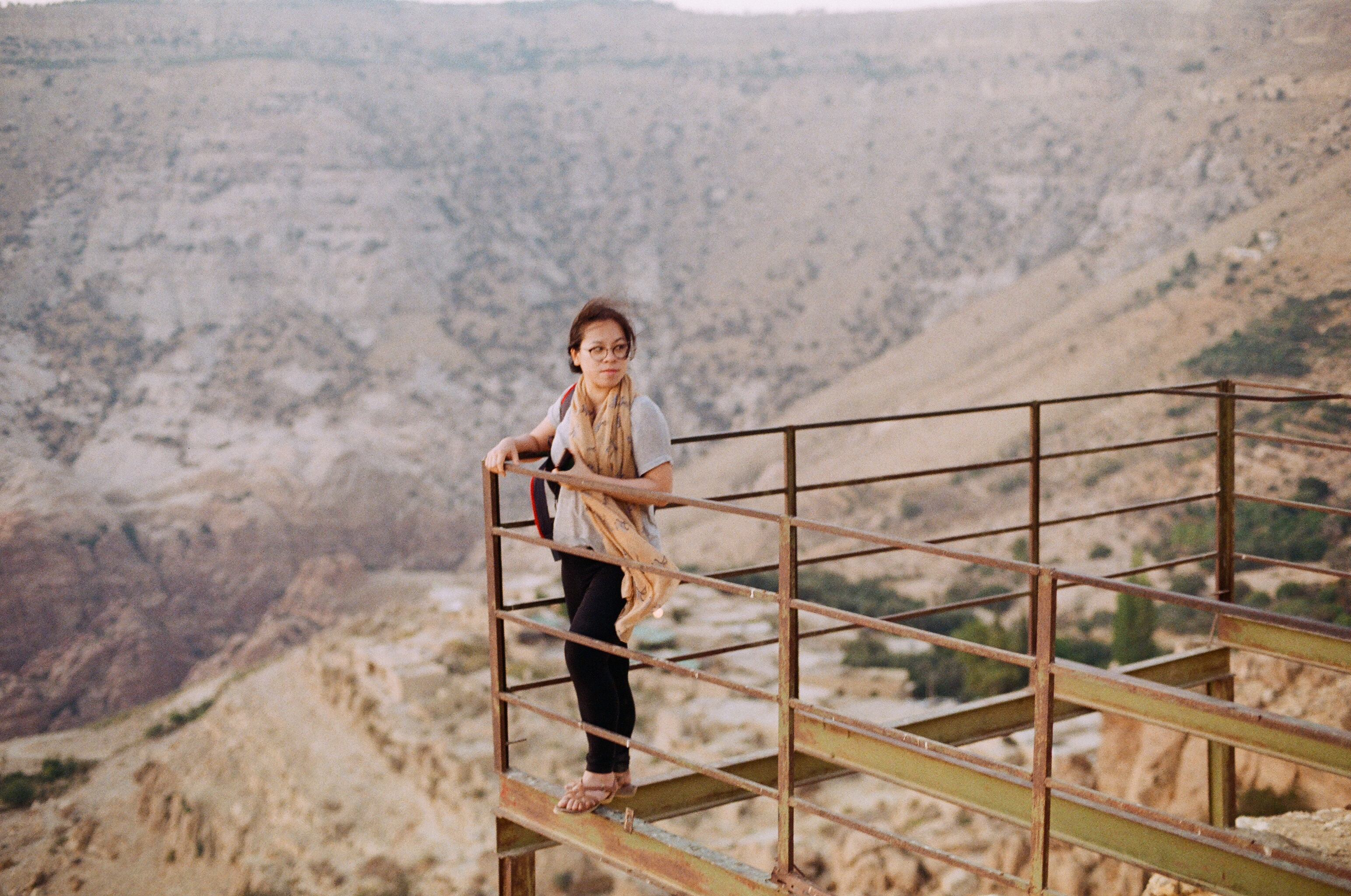 A photo of Emmy in Jordan in September 2019